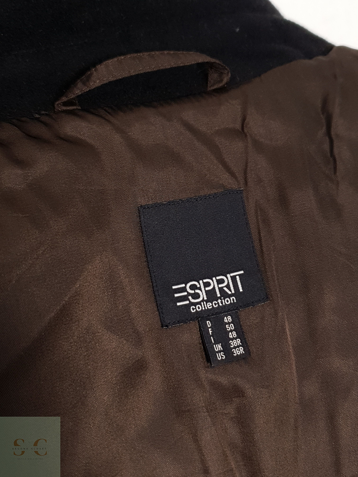 Abrigo clásico ESPRIT lana TALLA M 10