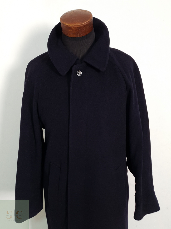 Abrigo Bugatti Cashmere Negro Largo Hombre Talla LXL 12