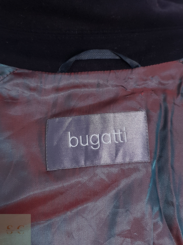 Abrigo Bugatti Cashmere Negro Largo Hombre Talla LXL 13