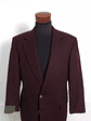 Blazer Vintage 100 lana virgen burdeos Talla LXL - Miniatura 2