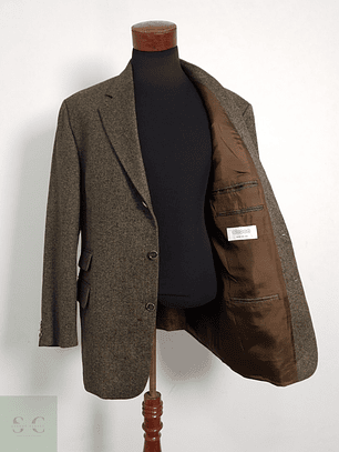 Blazer Canda 100 lana café Talla XXL