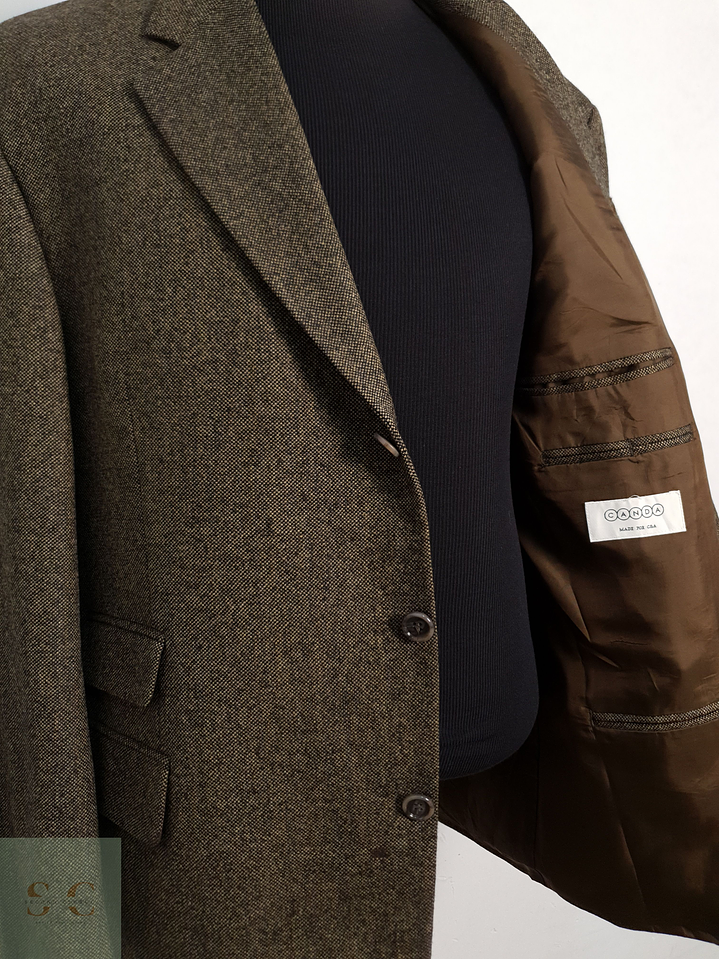 Blazer Canda 100 lana café Talla XXL 8