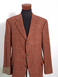 Blazer Pierre Laffite mezcla lana terracota ventana Talla XXL - Miniatura 5