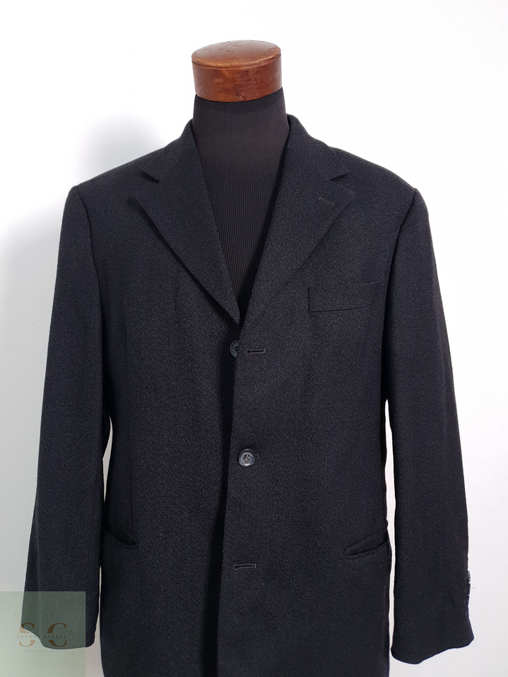 Blazer Citywear 100 lana virgen plomo liso Talla L 3