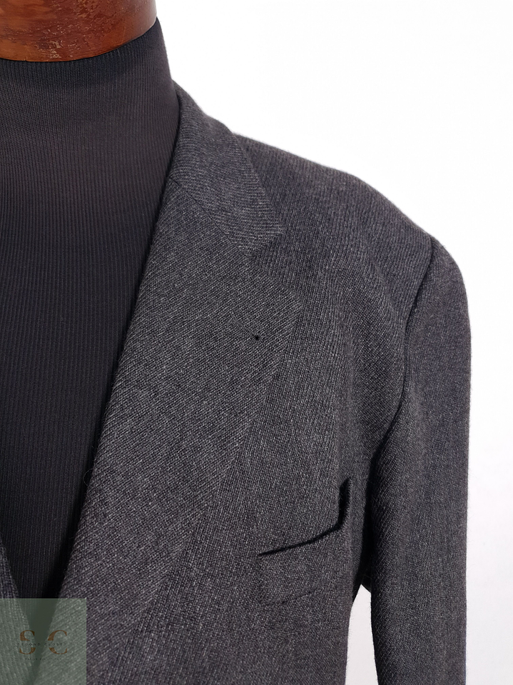 Blazer Roy Robson 100 lana virgen plomo lana densa Talla XXL 4