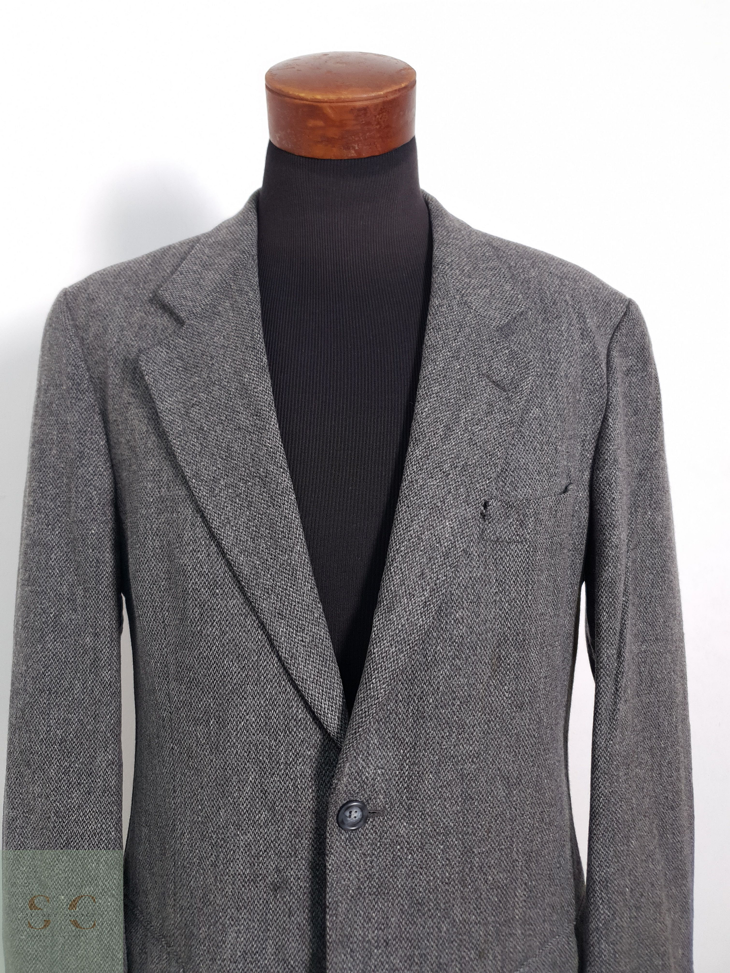 Blazer Debenhams 100 lana virgen plomo Talla L 2