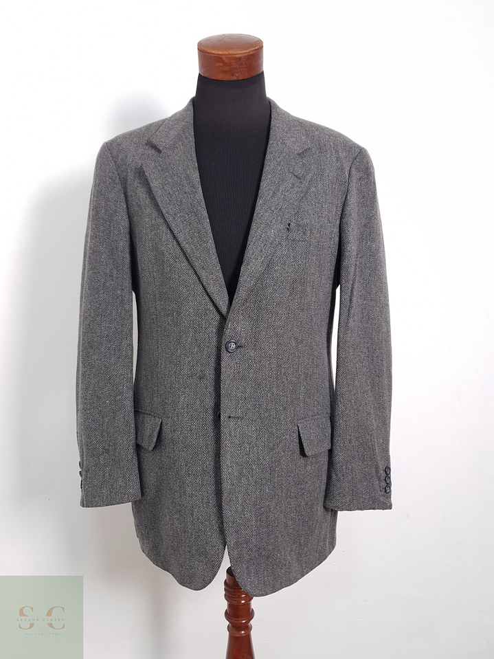 Blazer Debenhams 100 lana virgen plomo Talla L 1