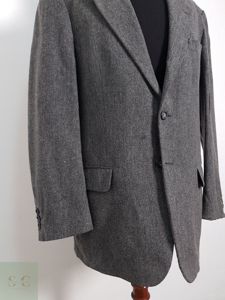 Blazer Debenhams 100 lana virgen plomo Talla L 4