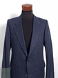 Blazer Jeune Europe 100 lana virgen azul rayas Talla M - Miniatura 3