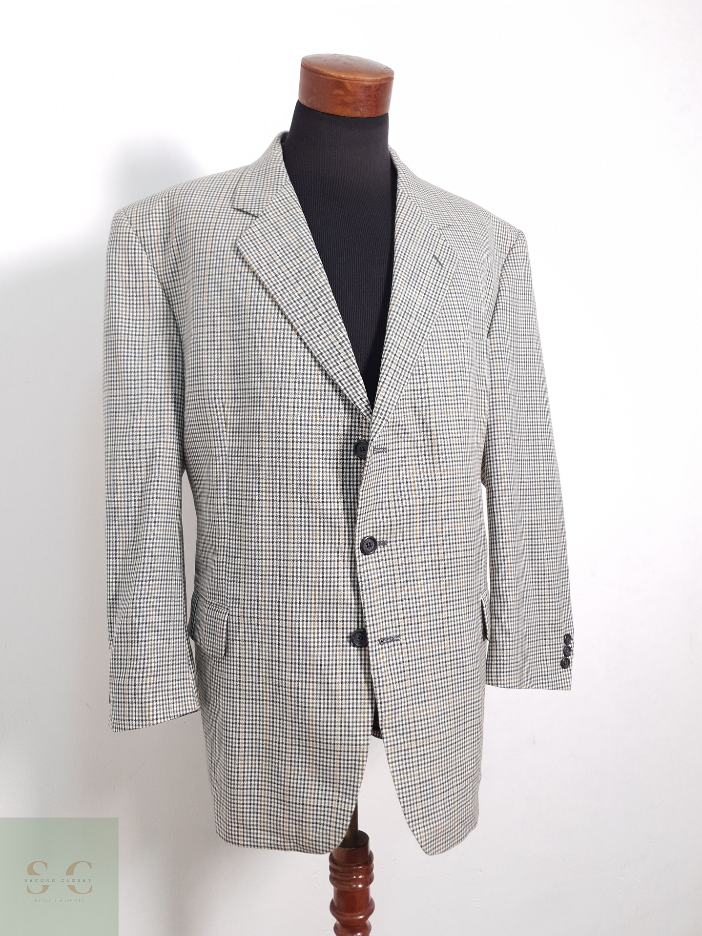 Blazer Commander 80 lana virgen 20 seda Talla XXL 4