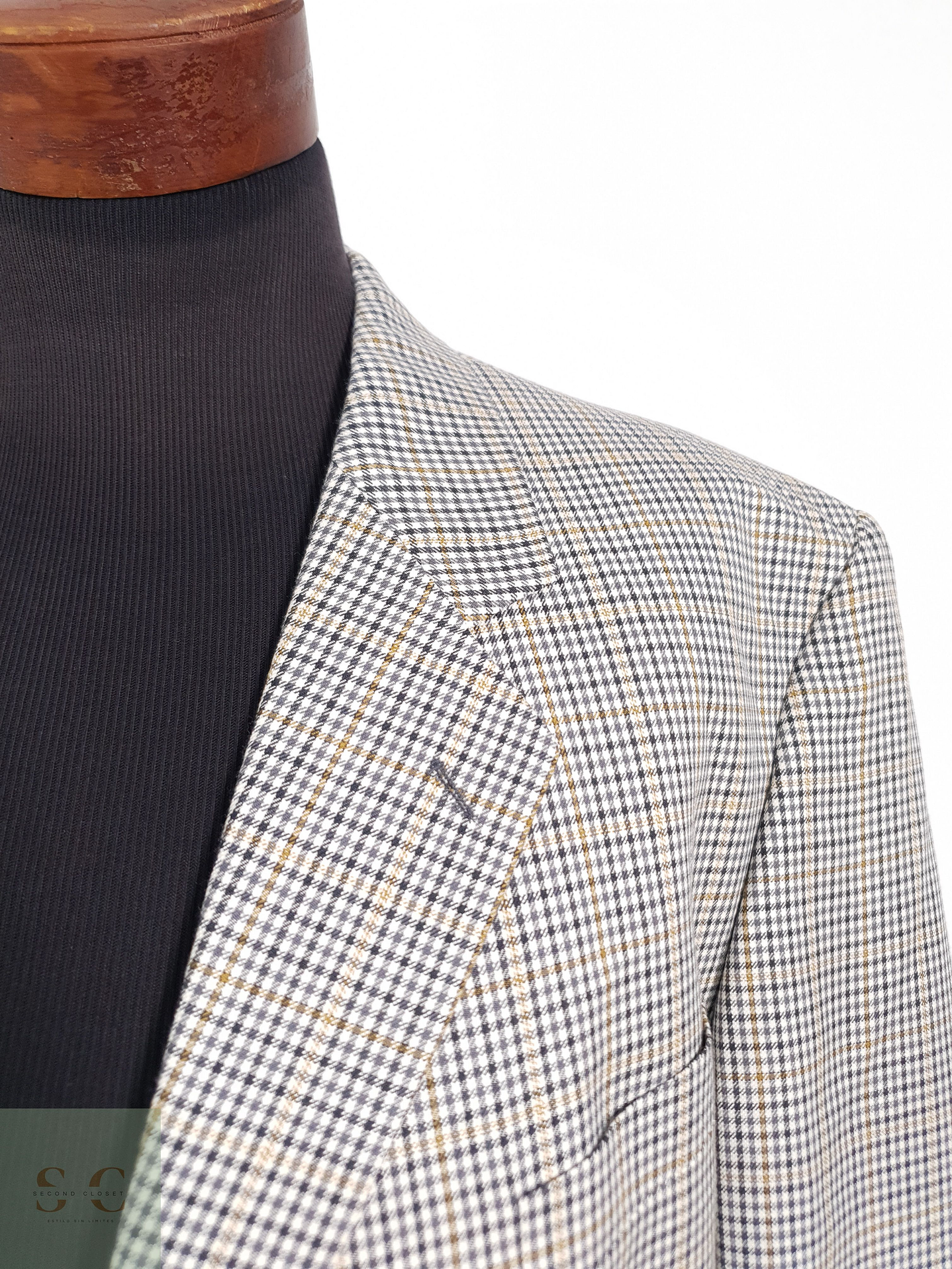 Blazer Commander 80 lana virgen 20 seda Talla XXL 5