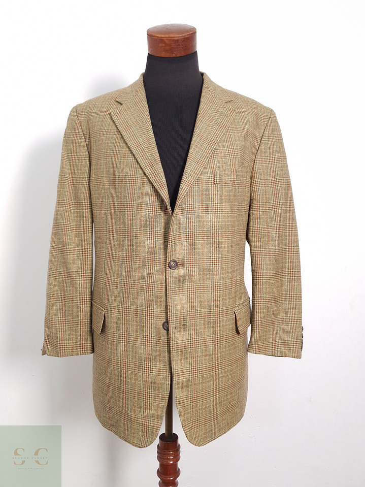 Blazer J Phillips – Calvino Vitale 100 lana virgen café Talla L 2