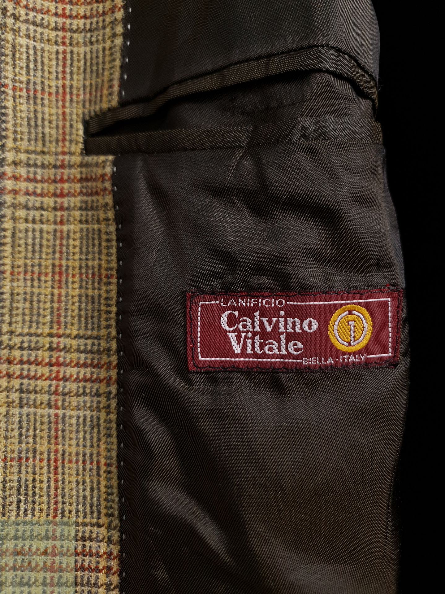 Blazer J Phillips – Calvino Vitale 100 lana virgen café Talla L 6