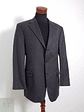 Blazer Franco Callegari 100 lana virgen plomo liso Talla XL - Miniatura 1