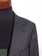 Blazer Franco Callegari 100 lana virgen plomo liso Talla XL - Miniatura 7