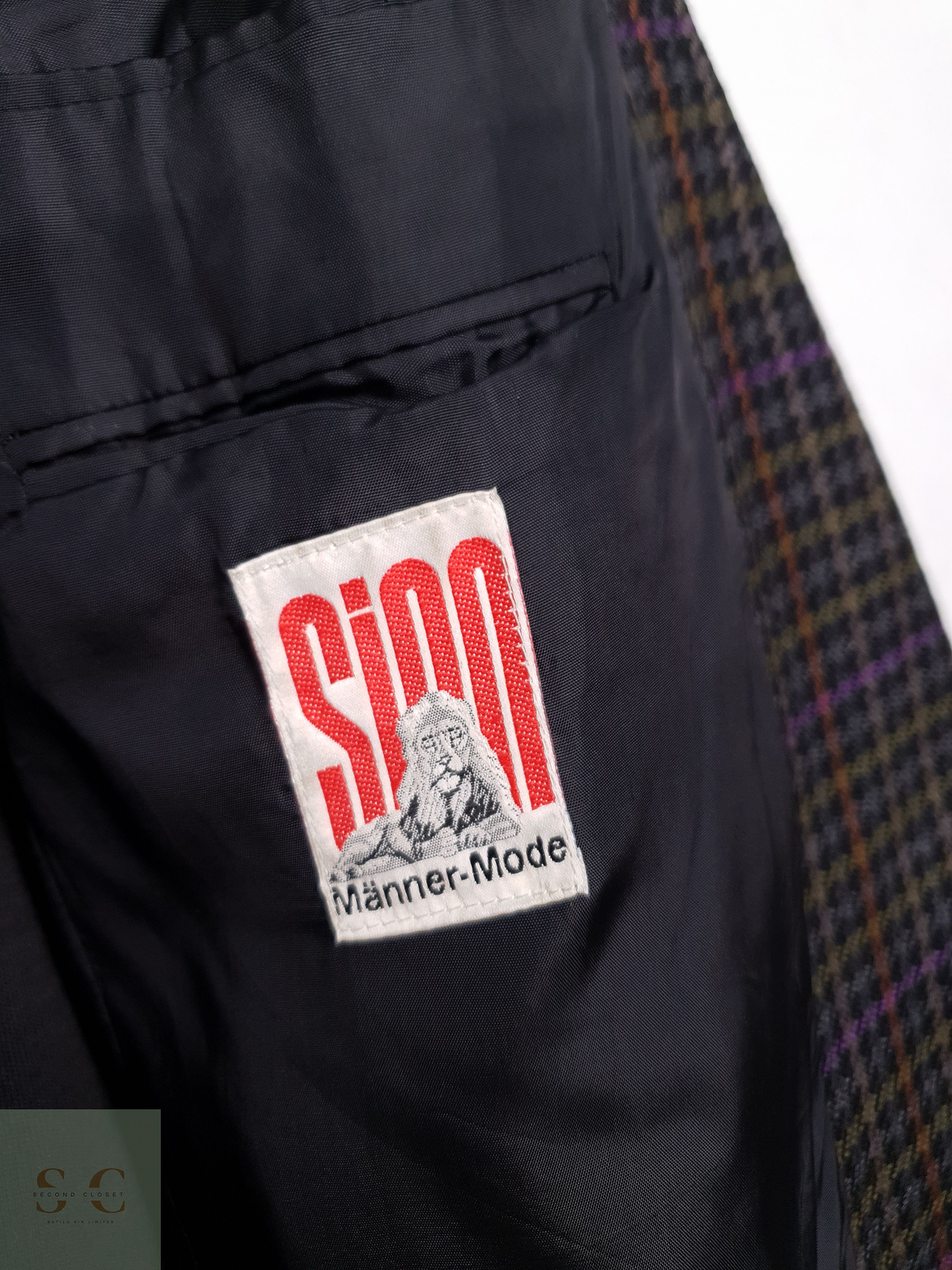 Blazer Sion Manner Mode – Harrisbury by Dressler 100 lana virgen Talla XL 3