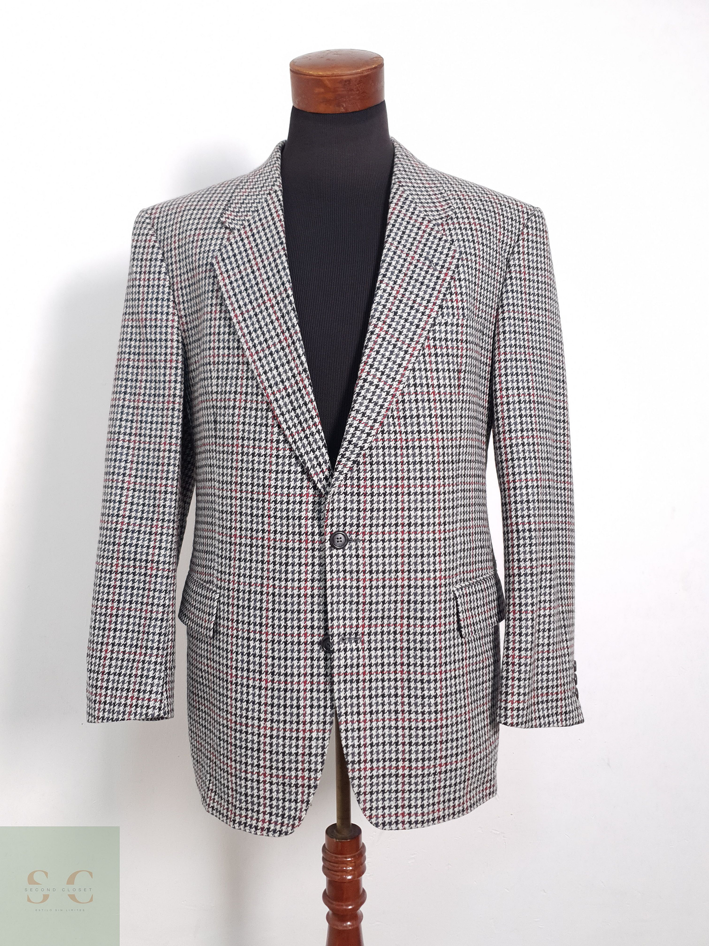 Blazer Pierre Laffitte Lanificio di Pray 75 lana virgen 25 cashmere Talla XXL 4