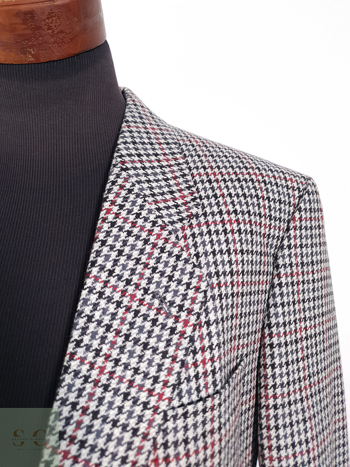 Blazer Pierre Laffitte Lanificio di Pray 75 lana virgen 25 cashmere Talla XXL 5