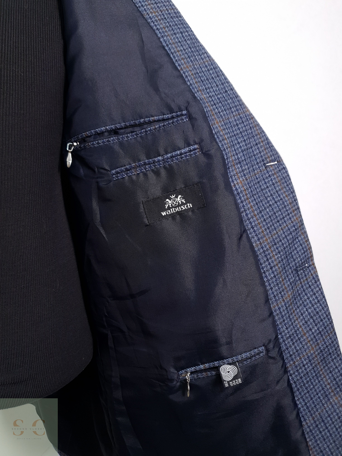 Blazer Walbusch 100 lana virgen Talla XL 6