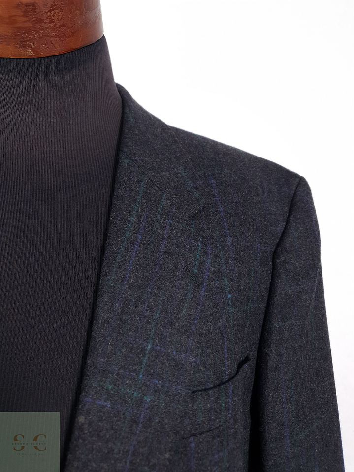 Blazer Desch 100 lana virgen plomo Talla XL 5