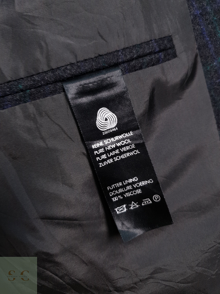 Blazer Desch 100 lana virgen plomo Talla XL 7