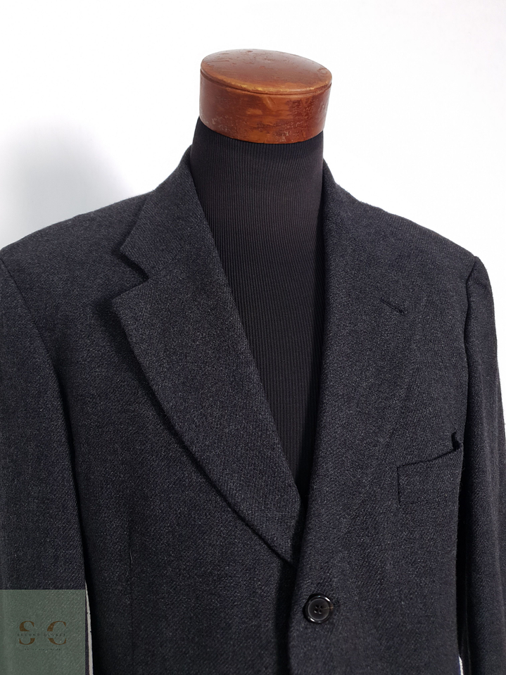 Blazer Hugo Boss 93 lana virgen 7 poliamida plomo liso Talla XXL 3