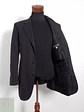 Blazer Cerruti 1881 100 lana virgen plomo liso Talla ML - Miniatura 3