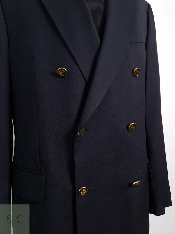 Blazer Feraud 100 lana virgen super100 azul liso Talla XL 5