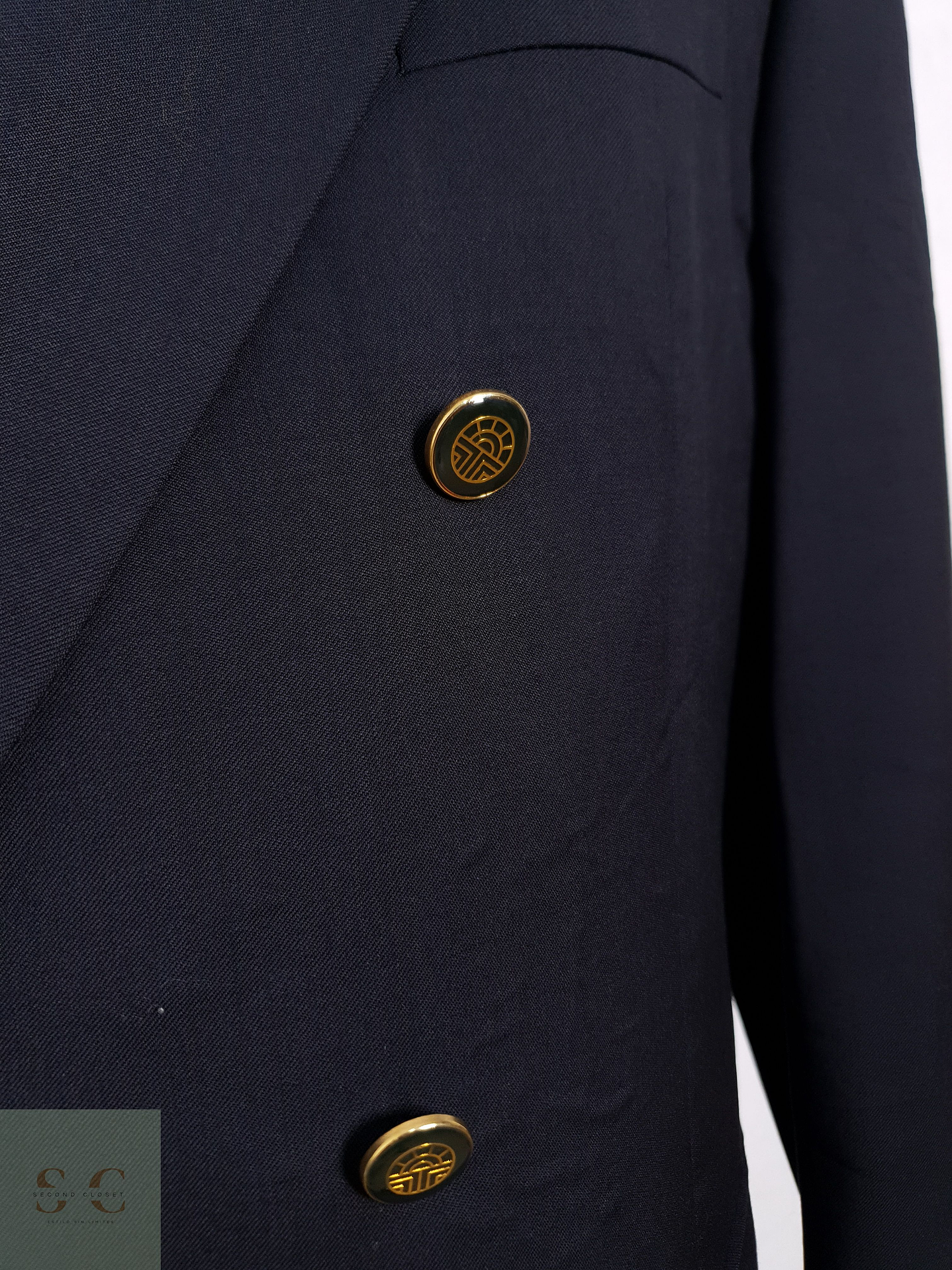 Blazer Feraud 100 lana virgen super100 azul liso Talla XL 8