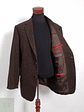 Blazer Odenmark-Haller Yorkshire Tweed by Moon 100 lana virgen café tweed Talla XL - Miniatura 4