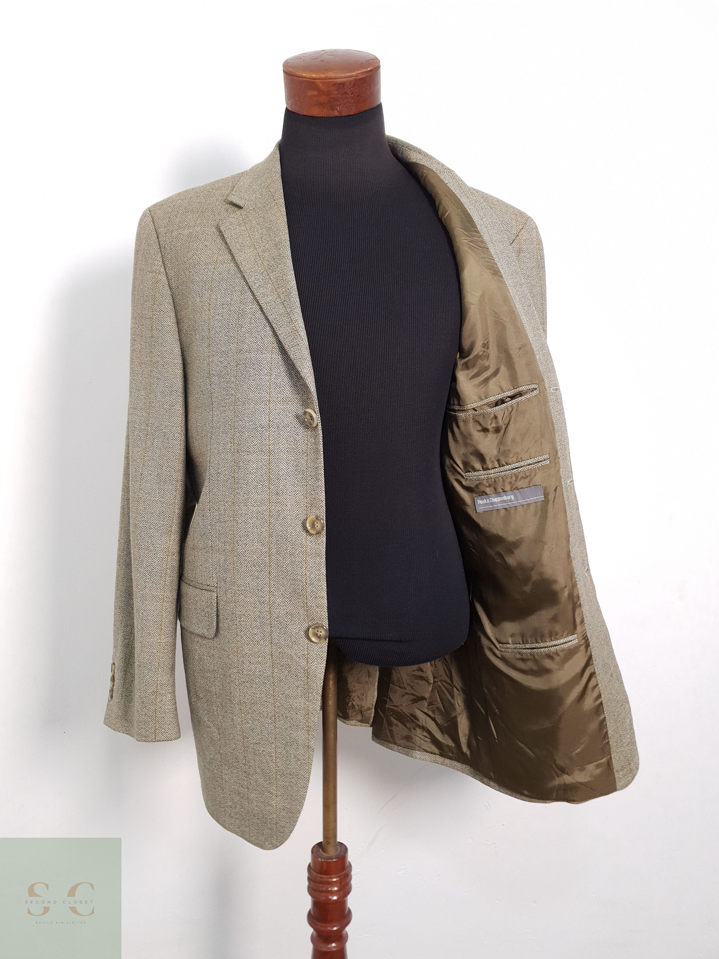 Blazer Peek & Cloppenburg 100 lana virgen café Talla L 1