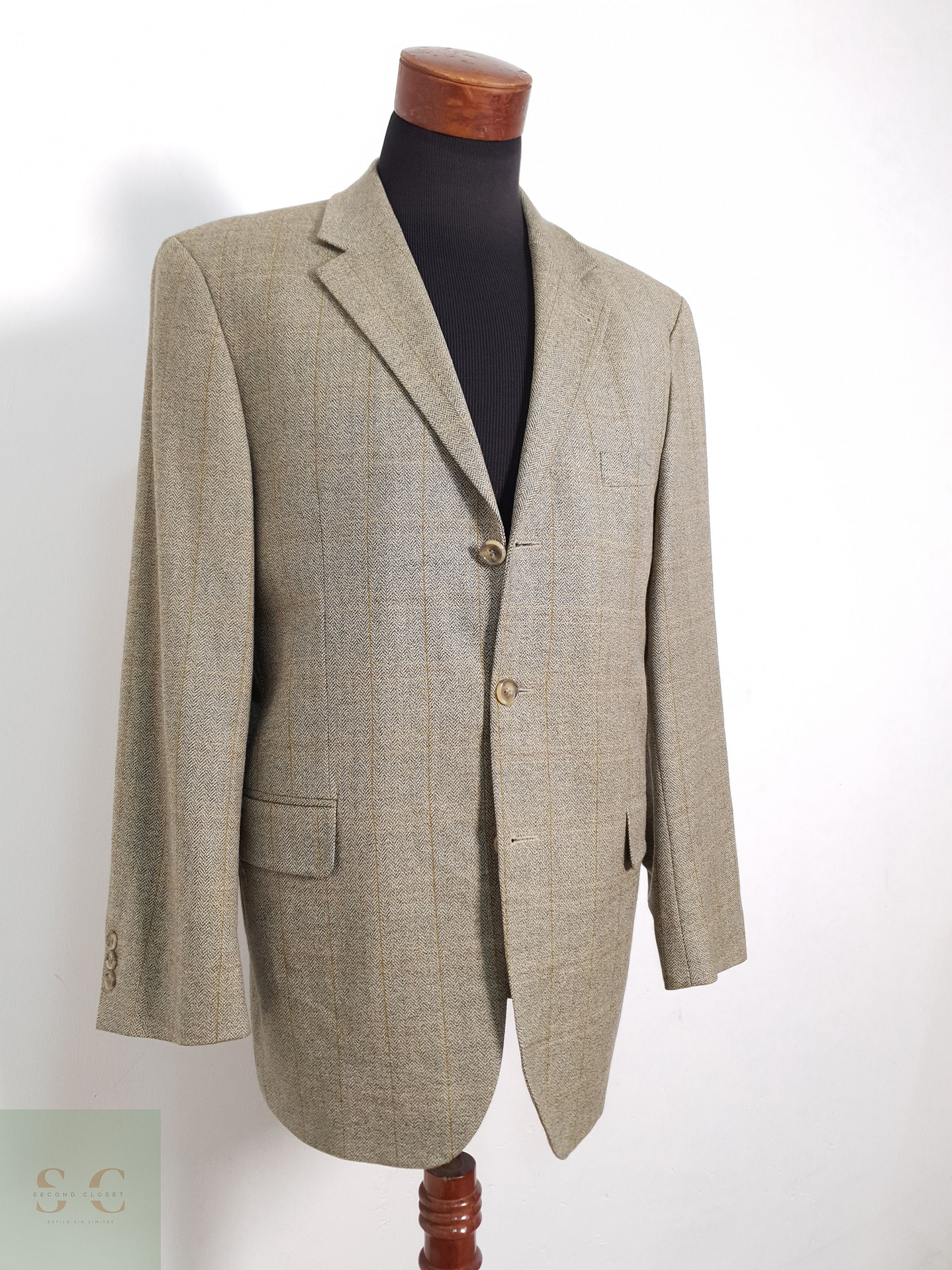 Blazer Peek & Cloppenburg 100 lana virgen café Talla L 4