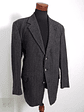 Blazer Pietro Albanes mezcla sintético plomo rayas Talla XL - Miniatura 5