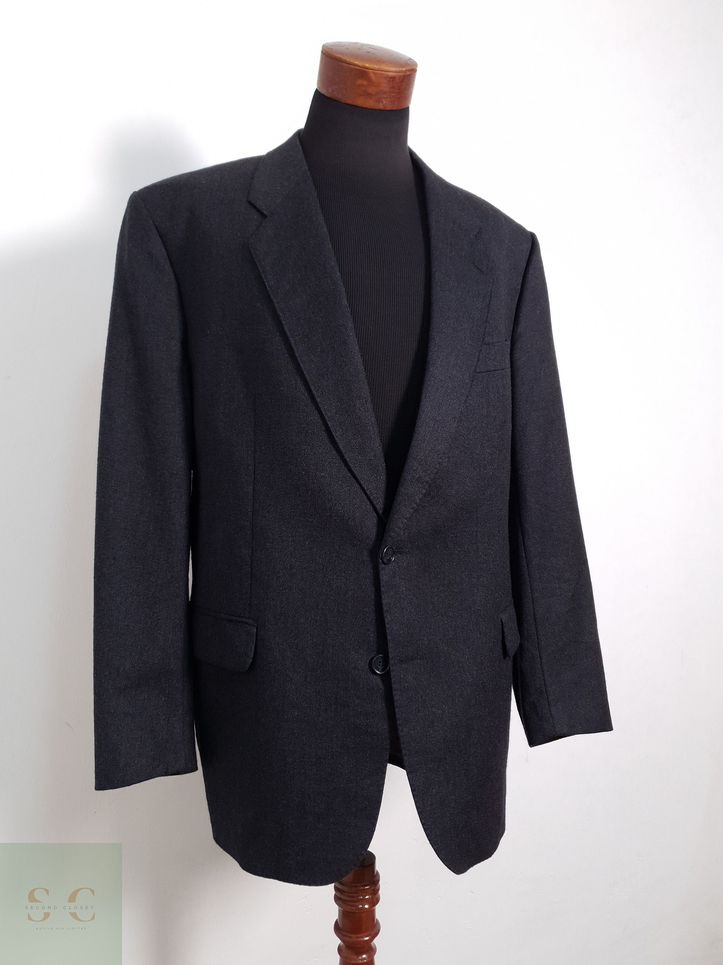 Blazer Baumler lana plomo Talla XL 1