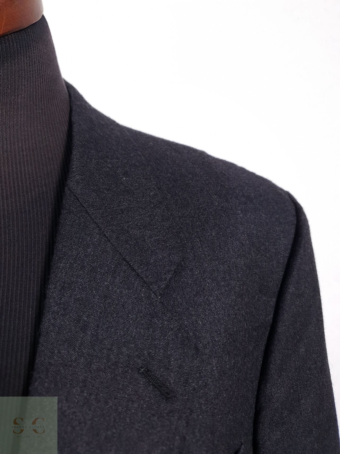 Blazer Baumler lana plomo Talla XL 5