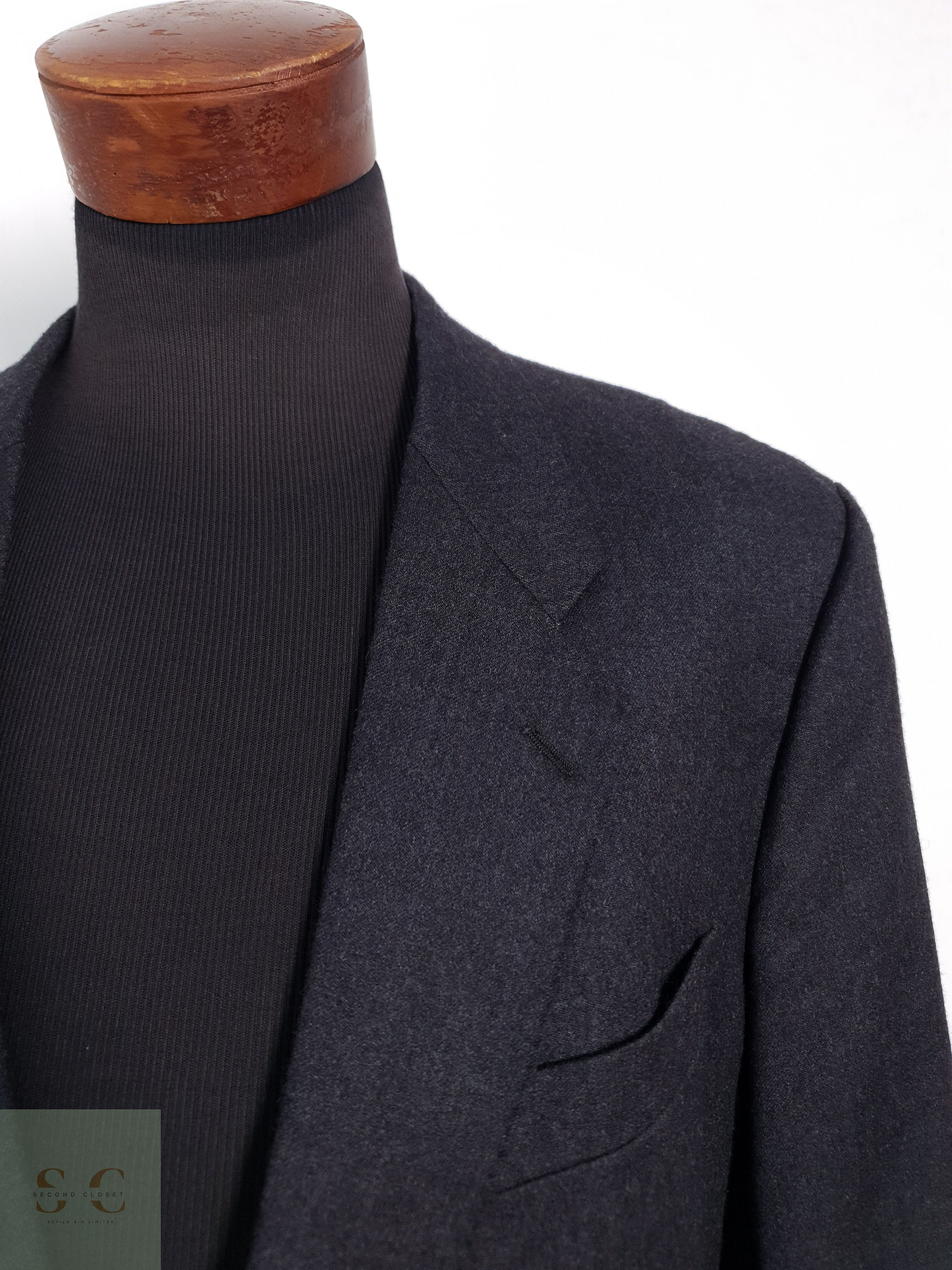 Blazer Baumler lana plomo Talla XL 6