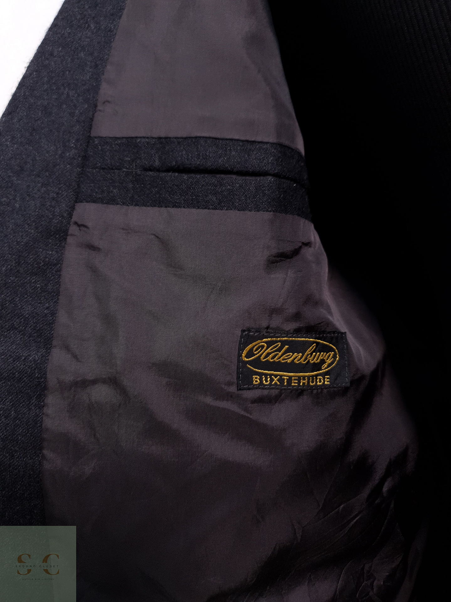 Blazer Baumler lana plomo Talla XL 7