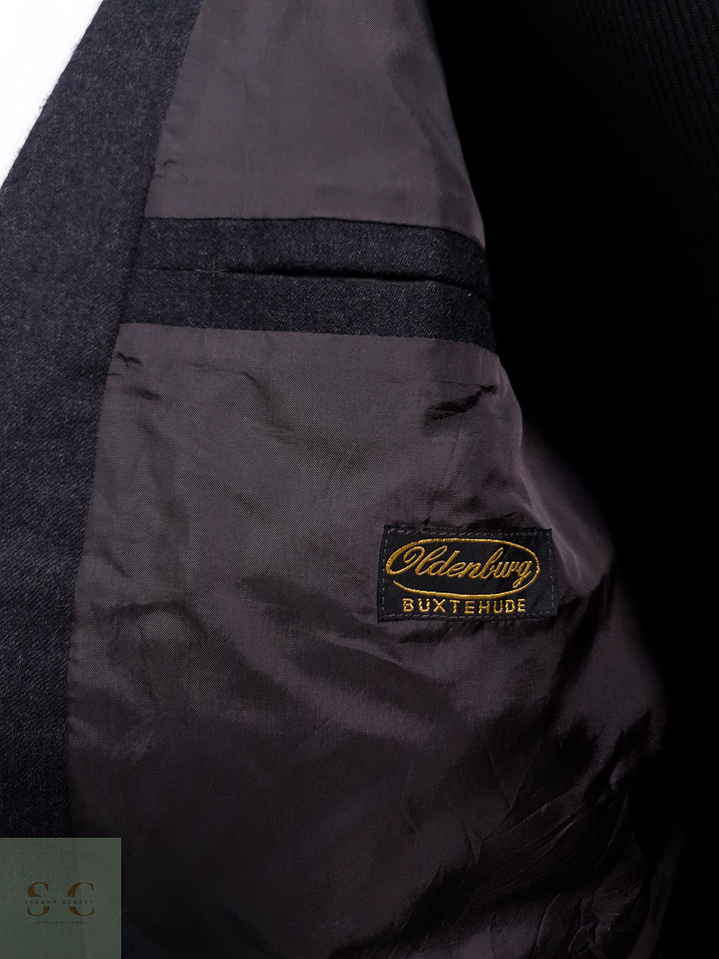 Blazer Baumler lana plomo Talla XL 7