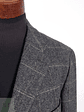 Blazer Mans World 100 lana virgen plomo espiga Talla XXXL - Miniatura 5