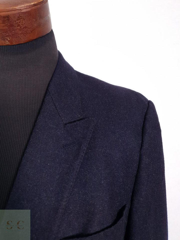 Blazer Cerruti 1881 Windsor 100 lana virgen azul liso Talla M 5