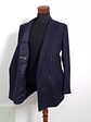 Blazer Cerruti 1881 Windsor 100 lana virgen azul liso Talla M - Miniatura 7