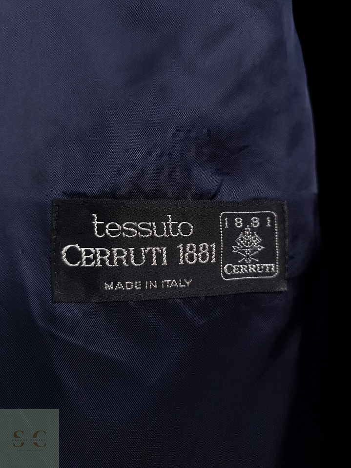 Blazer Cerruti 1881 Windsor 100 lana virgen azul liso Talla M 10