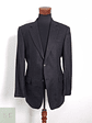 Blazer Yorn 95 lana virgen 5 cashmere plomo espiga fina Talla XL - Miniatura 1