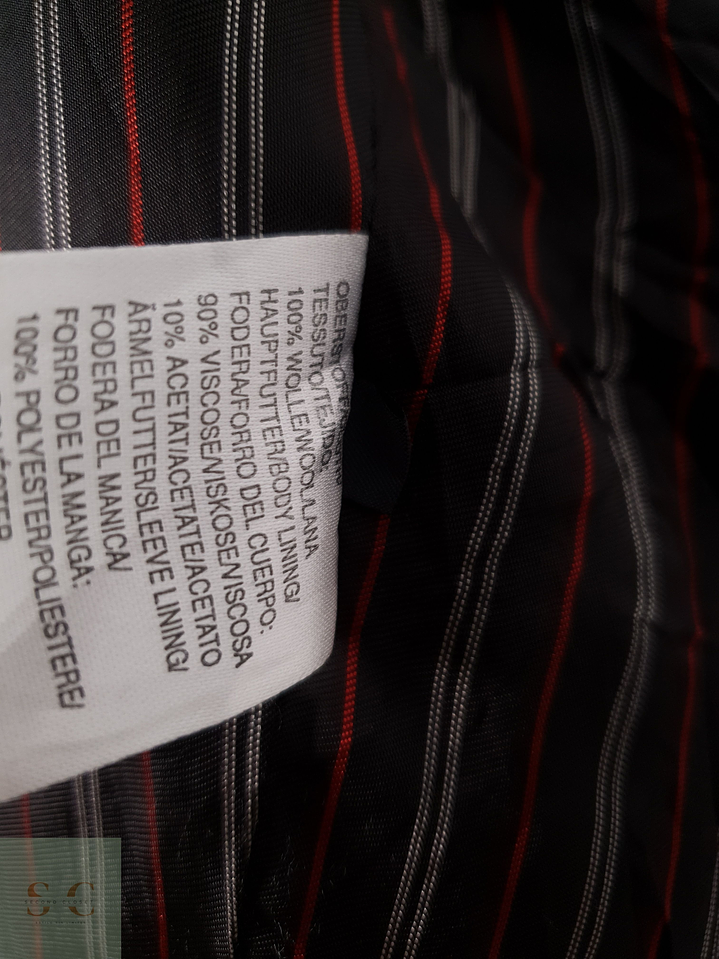 Blazer Marc O Polo 100 lana plomo espiga grueso Talla L 3