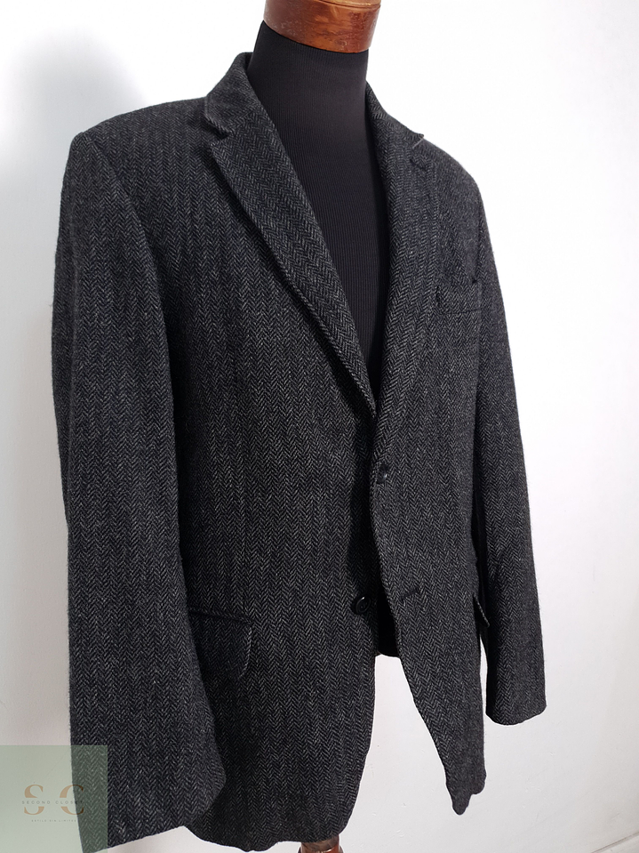 Blazer Marc O Polo 100 lana plomo espiga grueso Talla L 4