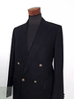 Blazer IGS Collection 100 lana virgen negro botones dorados Talla SM - Miniatura 5