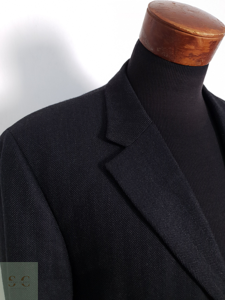 Blazer Carl Gross 95 lana virgen 5 cashmere Talla XL 7