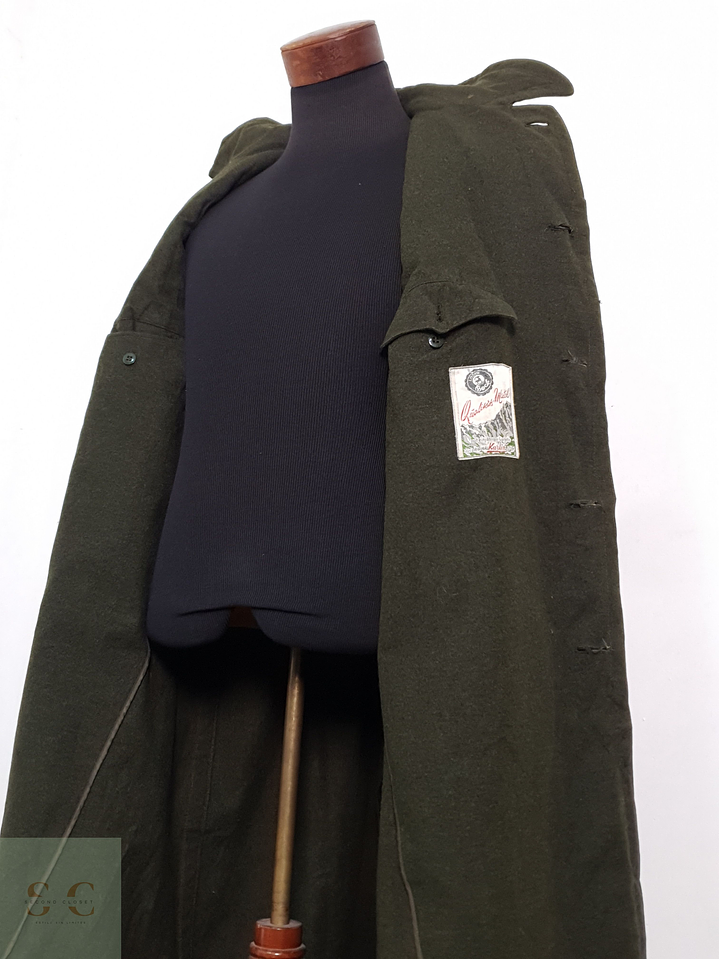 Abrigo Hombre Loden Alpino Austriaco Vintage Verde Talla XL 2