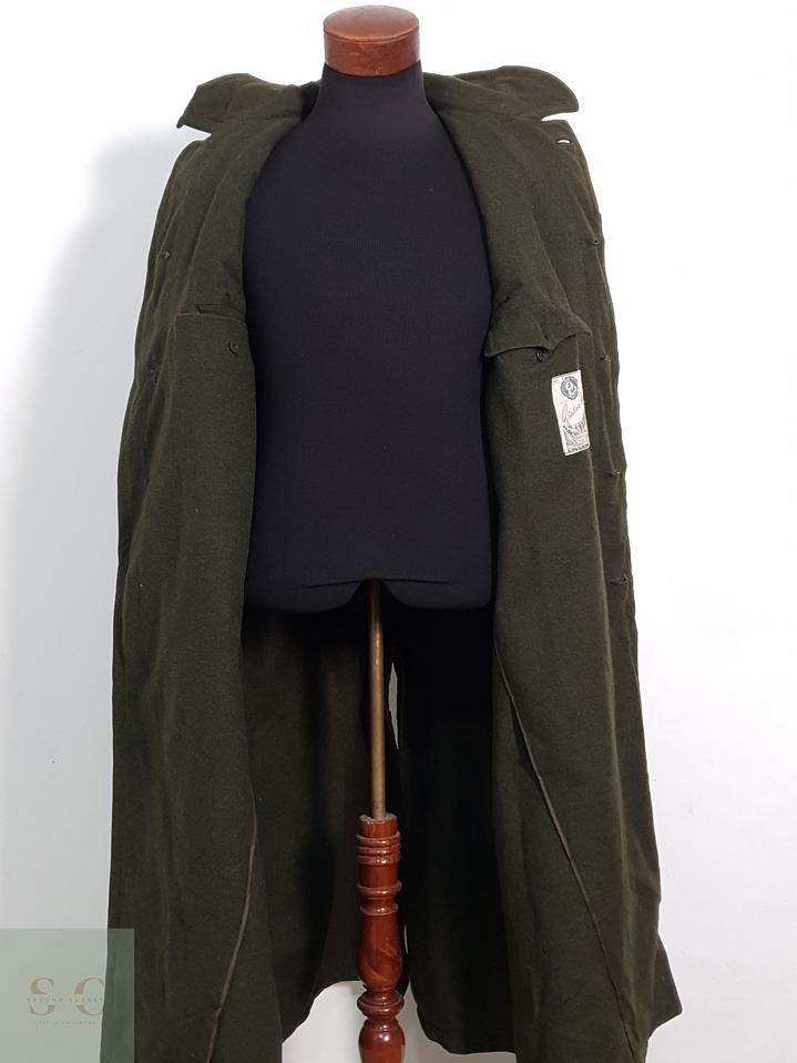 Abrigo Hombre Loden Alpino Austriaco Vintage Verde Talla XL 3