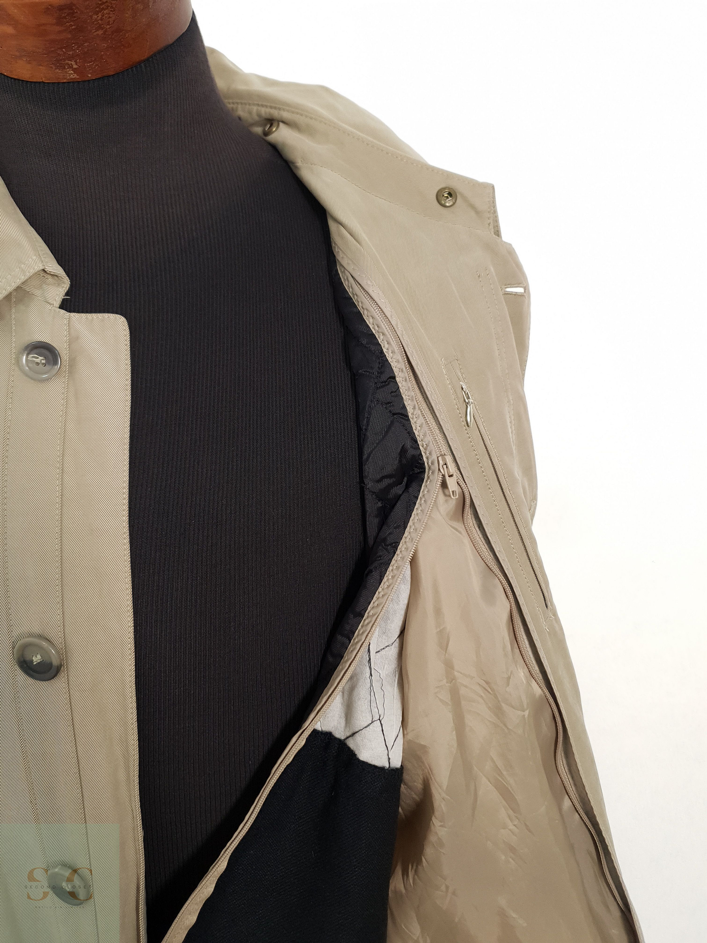 Gabardina Hombre Bugatti 3 en 1 Tecnica Chaleco Desmontable XXL 4